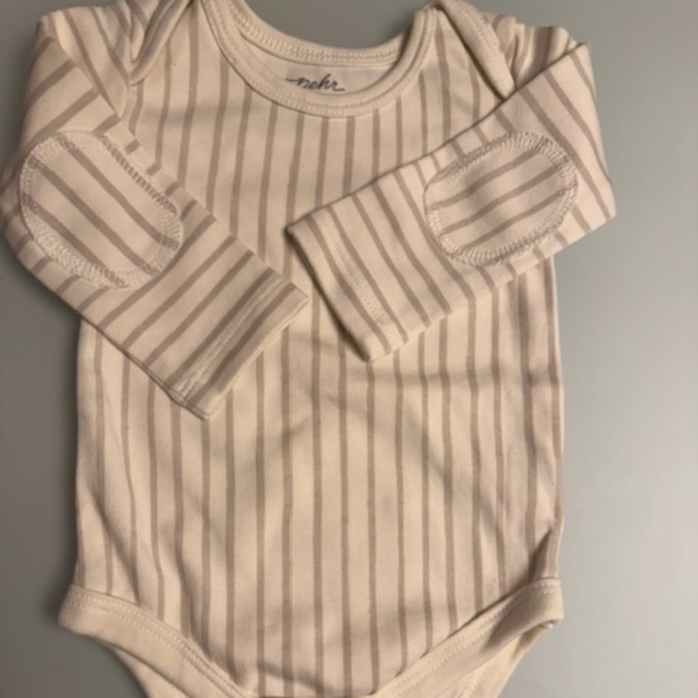 Pehr - striped onesie - size 0-3 months